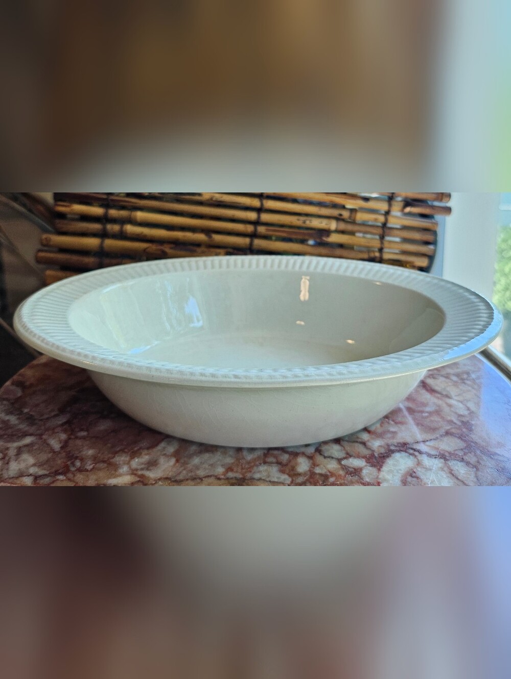 Wedgwood Edme Ivory Oval Bowl